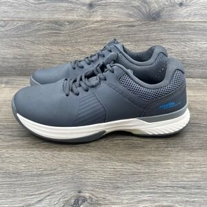 FitVille Golf Waterproof Men Wide Fit Golf Shoes Sneakers Size 9.5 W Grey